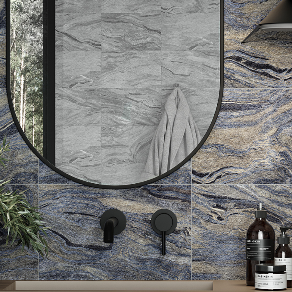 Стрим с рисунком ОП 04 25х40 см керамическая плитка матовая Gracia ceramica sugar низ 04 - 14шт 1.4м2
