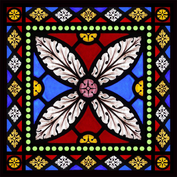 Бордюр стеклянный мульти 50х50 (Glass muiti border) 04