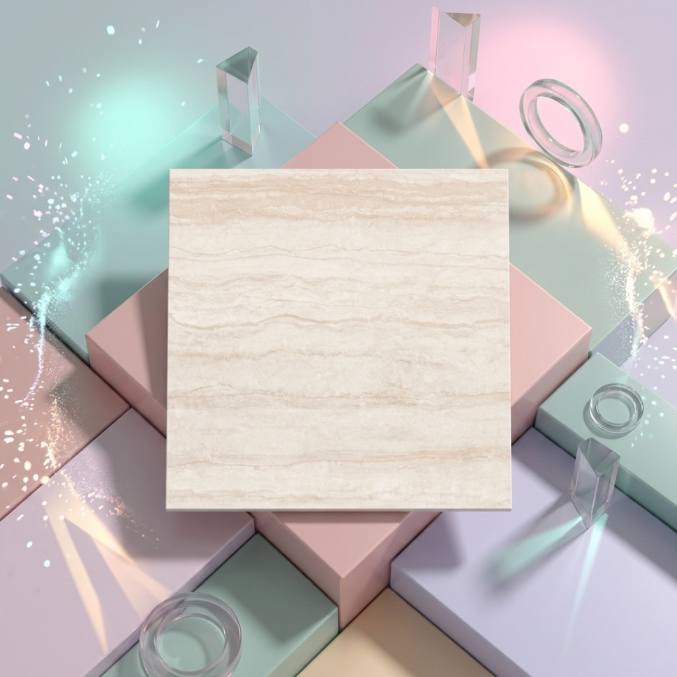 Родос бежевый КГ 45х45 см керамогранит матовый Gracia ceramica Rhodes beige PG - 8шт 1.62м2
