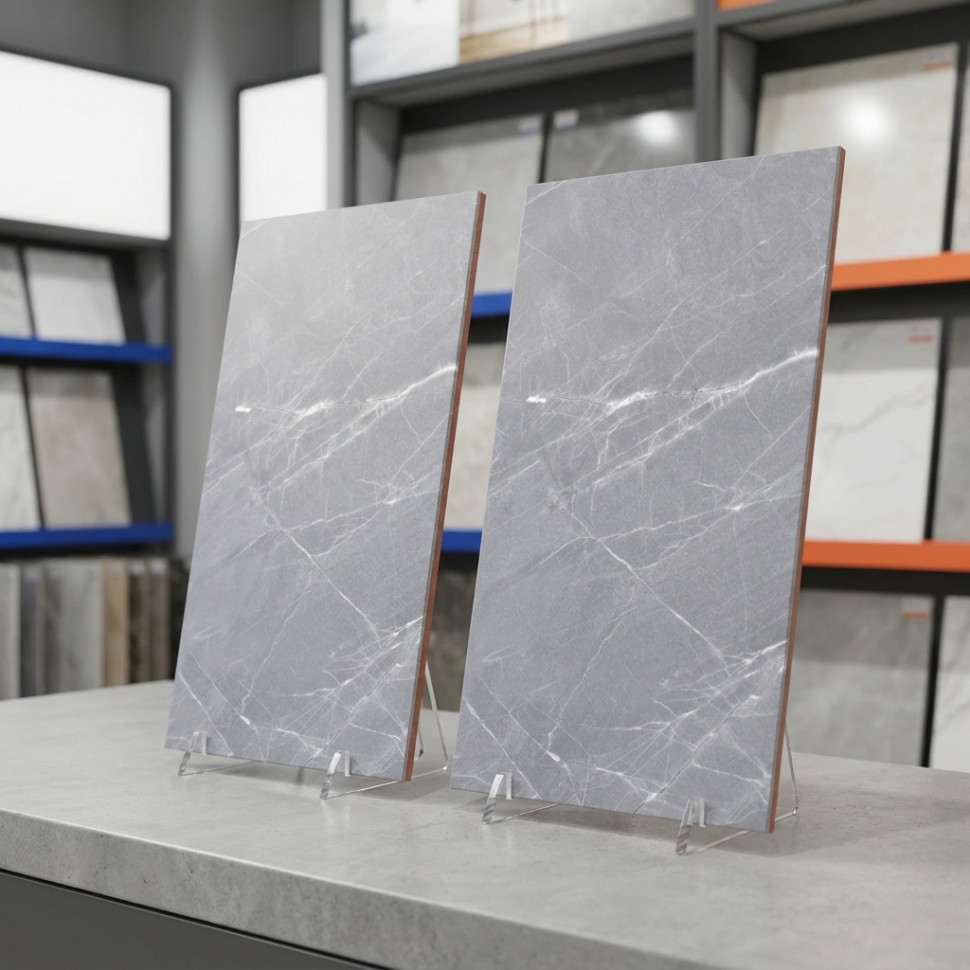 Элегантность темно-серый ОП 02 30х50 см керамическая плитка Gracia ceramica Elegance grey 02 - 8шт 1.2м2