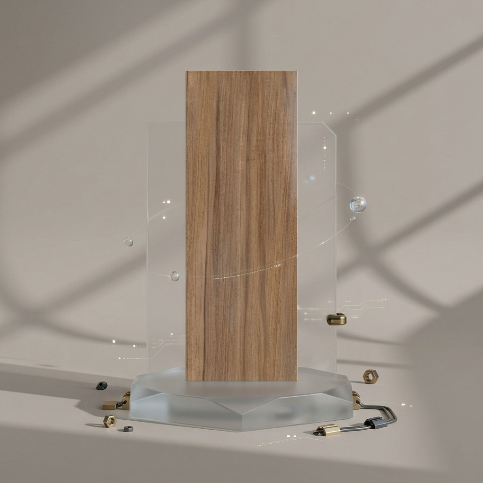 Кавказ коричневый КГ 01 20х60 см керамогранит Классический орех Gracia ceramica Kavkaz brown PG 01 - 10шт 1.2м2