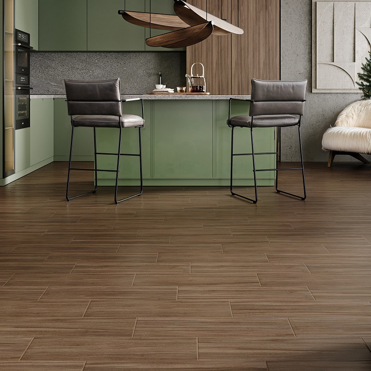 Кавказ коричневый КГ 02 20х60 см керамогранит Подкопченная древесина Gracia ceramica Kavkaz brown PG 02 - 10шт 1.2м2