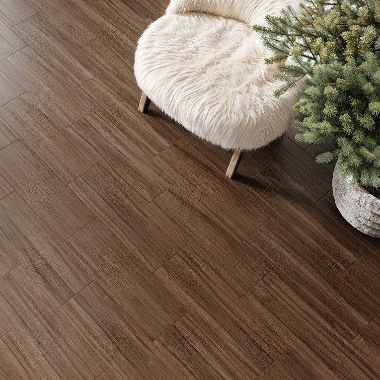 Кавказ коричневый КГ 02 20х60 см керамогранит Подкопченная древесина Gracia ceramica Kavkaz brown PG 02 - 10шт 1.2м2