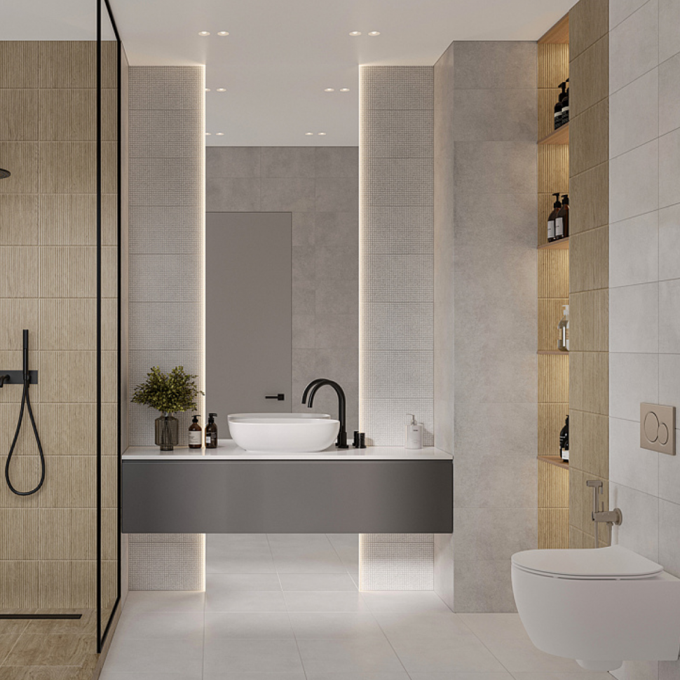 Муза бежевый КГ 01 40х40 см керамогранит матовый Gracia ceramica - 10шт 1.6м2