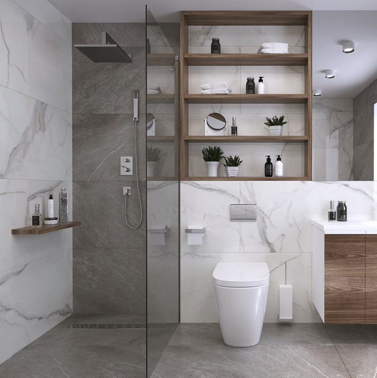 Абремко серый КГ 60х120 см керамогранит матовый Gracia ceramica Abremo grey PG - 2шт 1.44м2