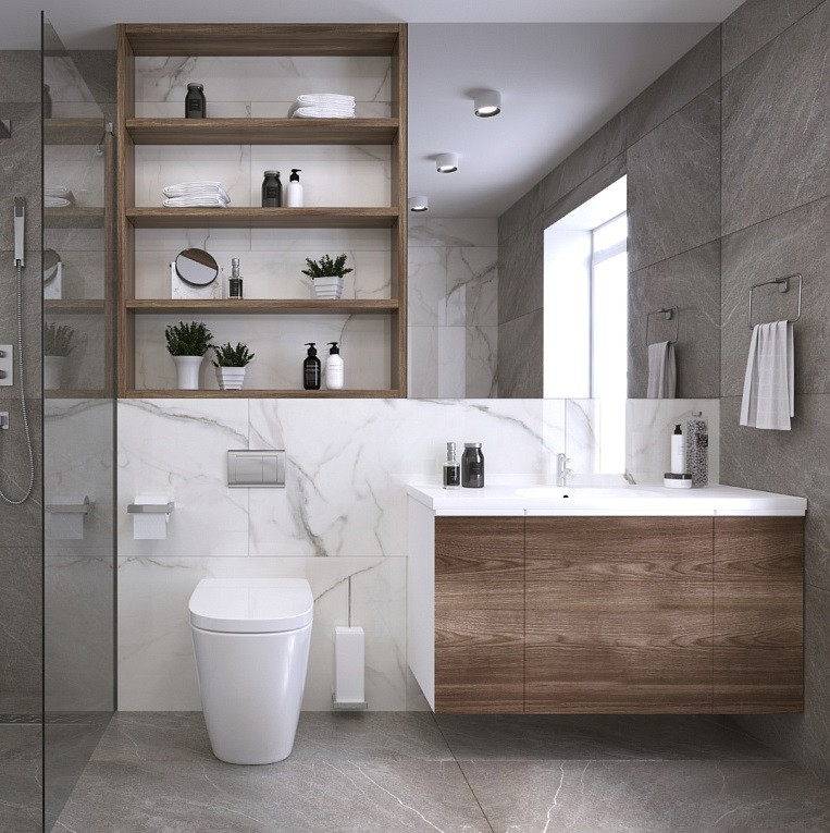 Абремко серый КГ 60х120 см керамогранит матовый Gracia ceramica Abremo grey PG - 2шт 1.44м2